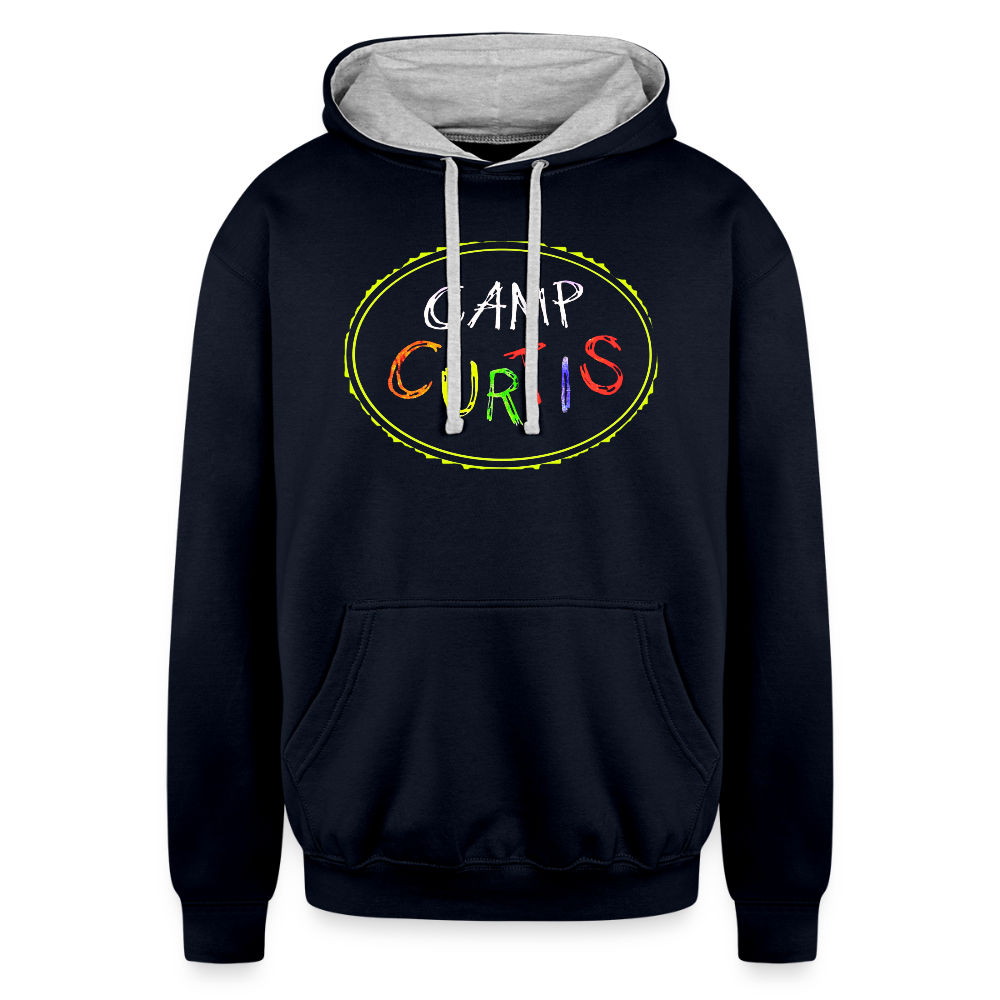 Camp Curtis Hoodie - navy/heather gray