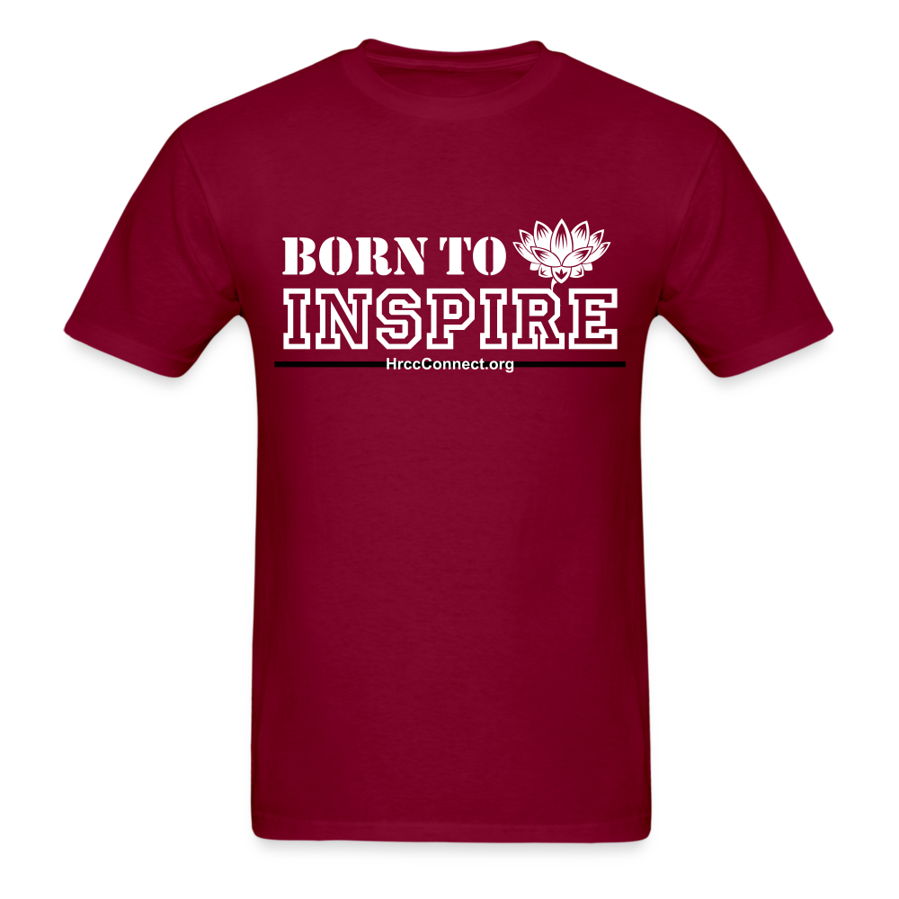 Classic T-Shirt - Born to Inspire - burgundy