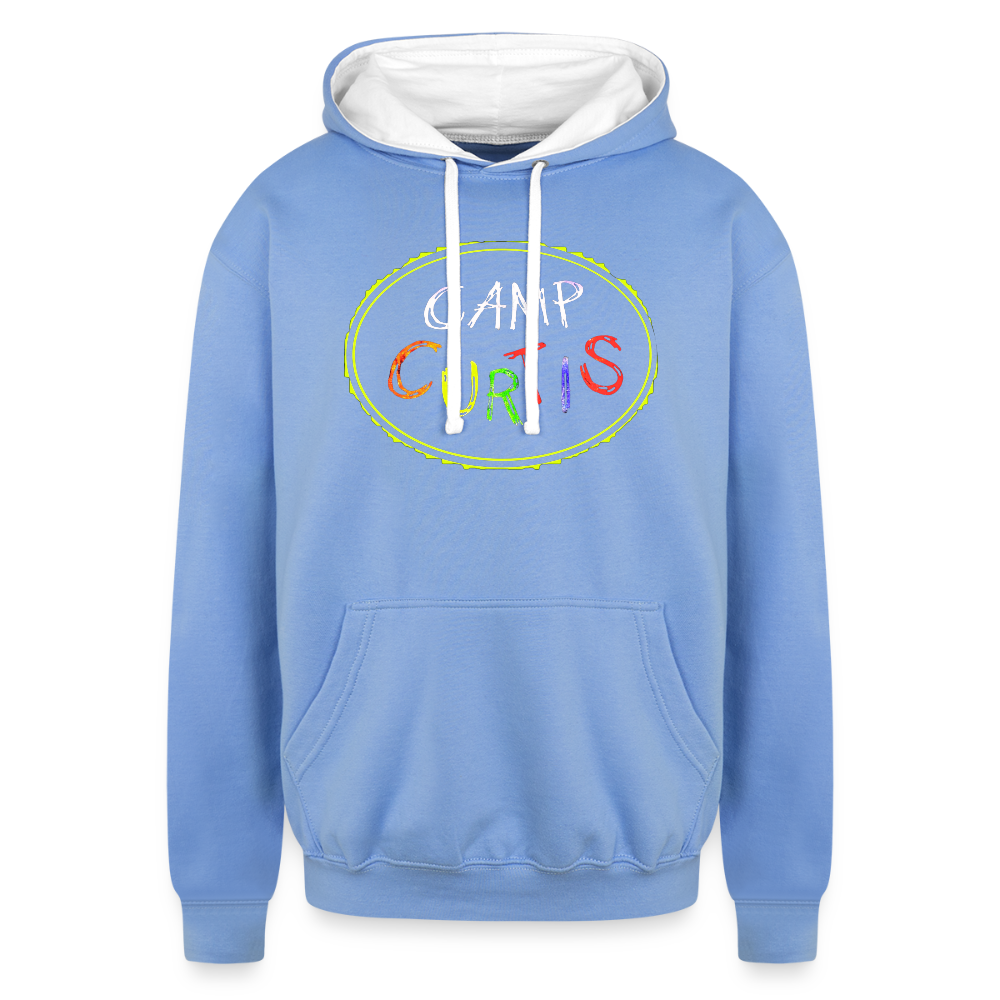 Camp Curtis Hoodie - sky blue/white