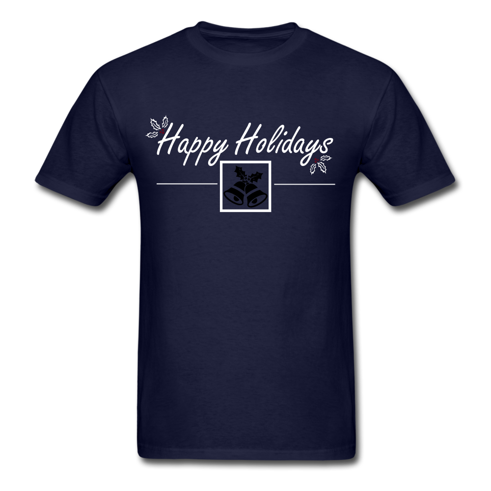 Classic T-Shirt - Happy Holidays - navy