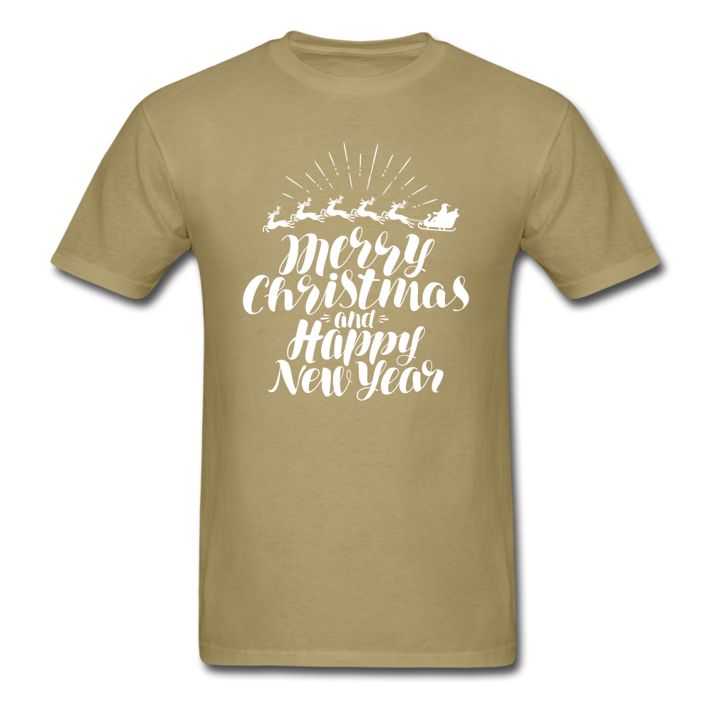 Classic T-Shirt - Merry Christmas - khaki