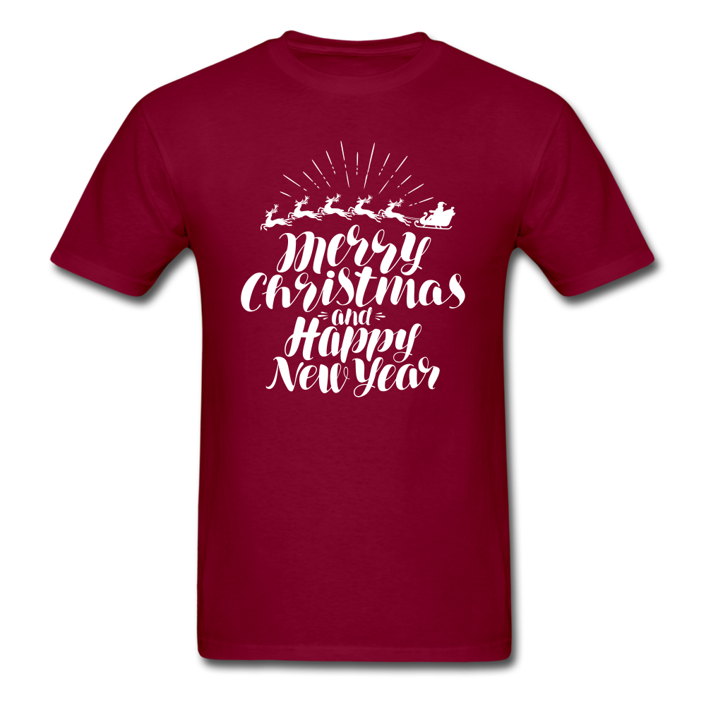 Classic T-Shirt - Merry Christmas - burgundy