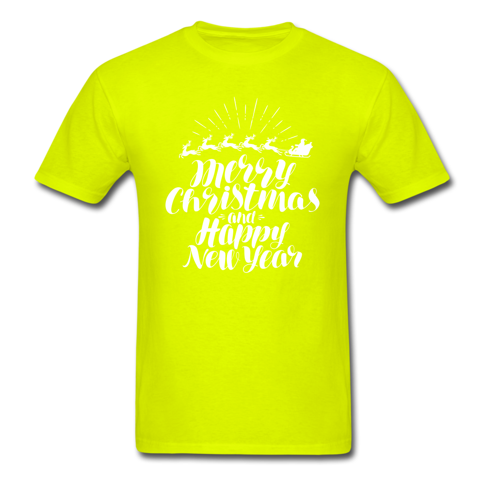 Classic T-Shirt - Merry Christmas - safety green