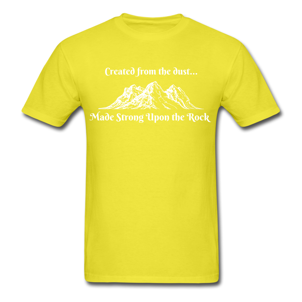 Unisex Classic T-Shirt - Created Strong - yellow