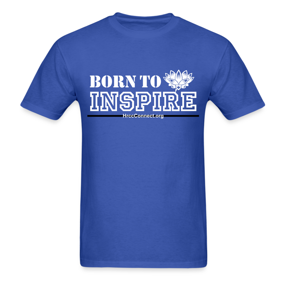 Classic T-Shirt - Born to Inspire - royal blue