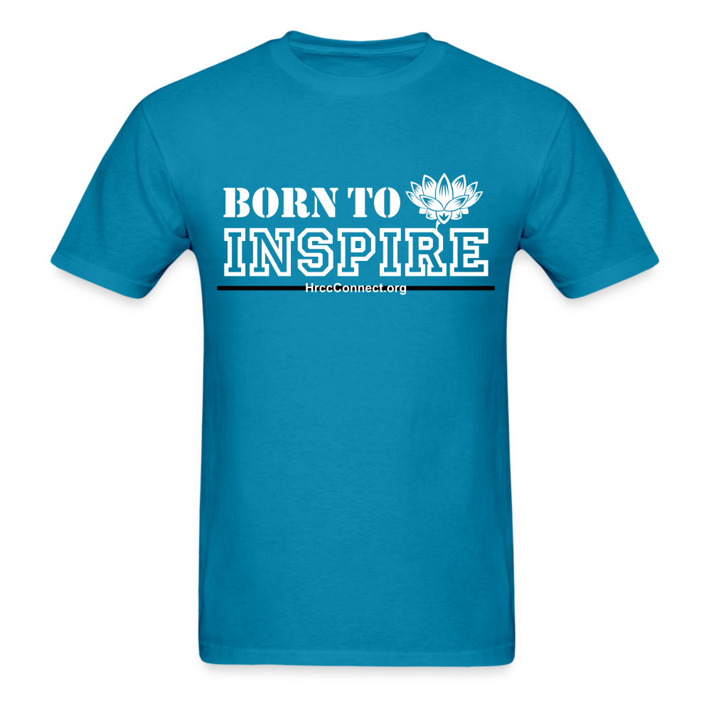 Classic T-Shirt - Born to Inspire - turquoise